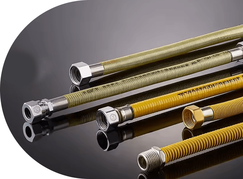 شلنگ گاز ضد زنگ فلزی با استفاده از فلز ضد زنگ فلزی ZLR-14